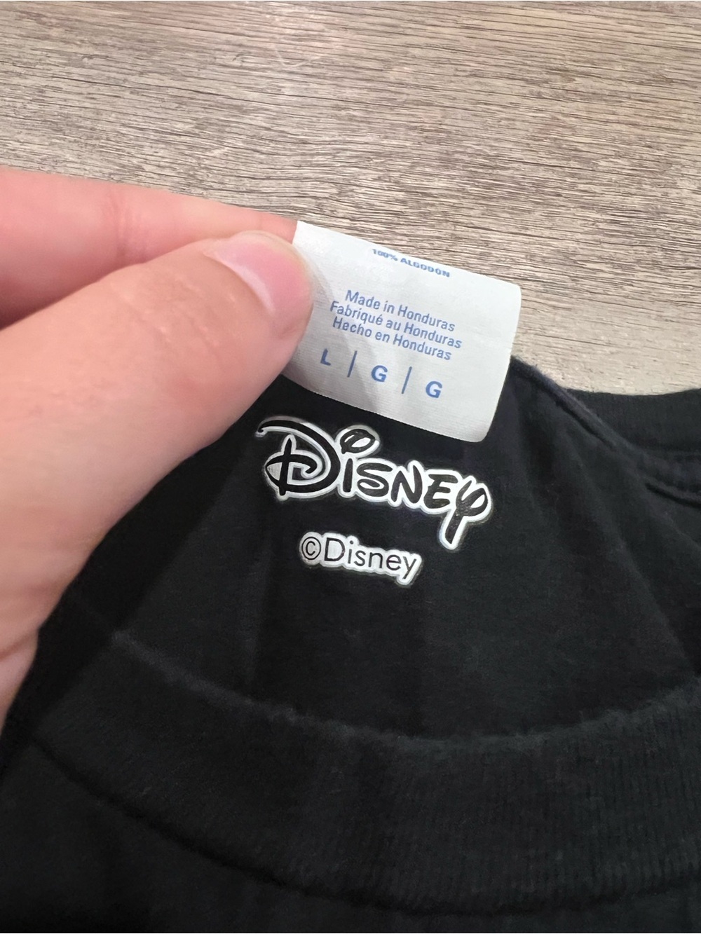 Port and Company Black T‑Shirt with Metallic Gold & Silver Mickey Graphic - Picture 2 of 3